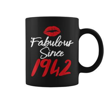 Fabulous Since 1942 T 80Th Birthday Retro Vintage Coffee Mug - Thegiftio UK