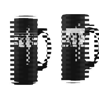 Faith Cross Logo Coffee Mug - Monsterry