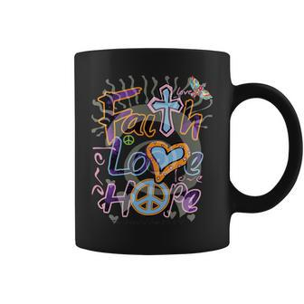 Faith Love Hope V2 Coffee Mug - Monsterry