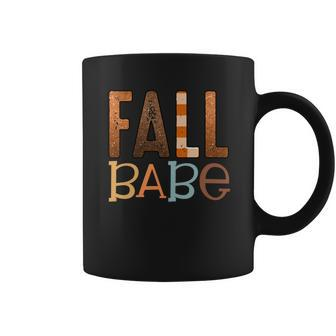 Fall Babe Present Kids Coffee Mug - Seseable