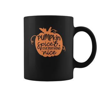 Fall Pumpkin Spice _ Everything Nice Custom Coffee Mug - Seseable