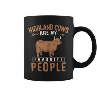 Farm Animal Farmer Animal Lover Funny Highland Cow Coffee Mug - Thegiftio UK
