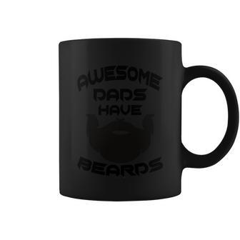 Fathers Day Gift For Dad Father Day Awesome Dads Have Beards Graphic Design Printed Casual Daily Basic Coffee Mug - Thegiftio UK
