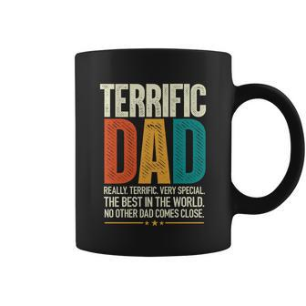 Fathers Day Gift For Dad Funny Donald Trump Terrific Dad Gift Coffee Mug - Monsterry AU