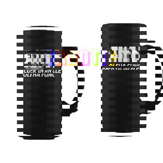 Fauntie Cooler Than A Fun Uncle Funcle Auntie T-Shirt Graphic Design Printed Casual Daily Basic Coffee Mug - Thegiftio UK