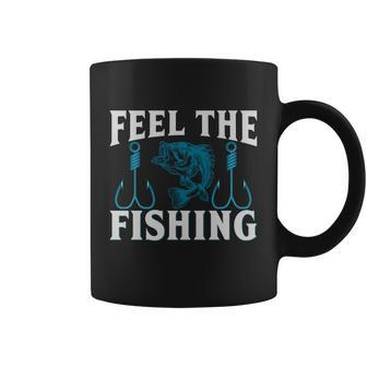 Feel The Fishing Coffee Mug - Monsterry