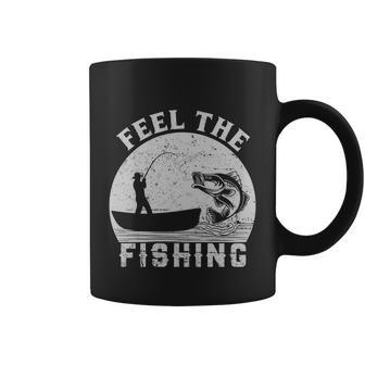 Feel The Fishing Coffee Mug - Monsterry