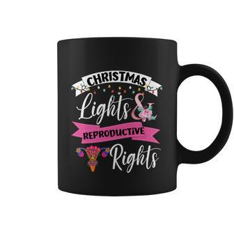 Feminist Christmas Lights And Reproductive Rights Pro Choice Gift Coffee Mug - Monsterry UK