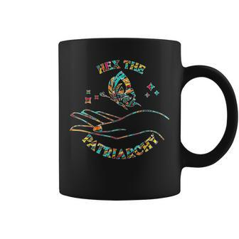 Feminist Witch Hex The Patriarchy Halloween Witch Vibes Fall Coffee Mug - Thegiftio UK