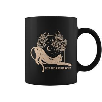 Feminist Witch Hex The Patriarchy V2 Coffee Mug - Monsterry