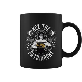 Feminist Witch Hex The Patriarchy V3 Coffee Mug - Monsterry