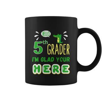 Fifth Grade Team Funny Black To School Coffee Mug - Monsterry