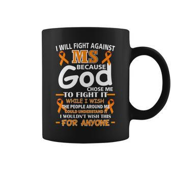 Fight Against Ms Awareness Multiple Sclerosis Quote Coffee Mug - Monsterry