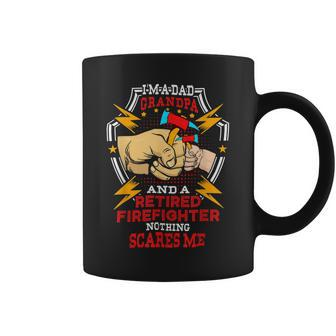 Firefighter Funny Im Dad Grandpa Retired Firefighter Fathers Day Coffee Mug - Seseable