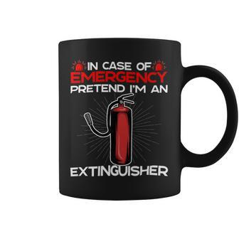 Firefighter Funny Sarcastic Adult Humor For Firefighters Extinguisher Coffee Mug - Seseable