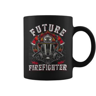Firefighter Future Firefighter Thin Red Line Firefighting V2 Coffee Mug - Seseable