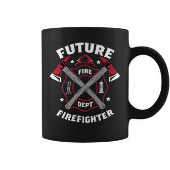 Firefighter Future Firefighter Volunteer Firefighter V2 Coffee Mug - Seseable