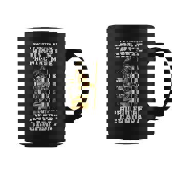 Firefighter Proud Fire Grandpa Firefighter Grandfather Of Fireman Coffee Mug - Seseable