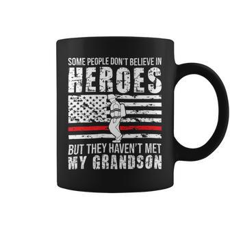 Firefighter Proud Fireman Grandpa Of A Firefighter Grandpa Coffee Mug - Seseable