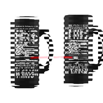 Firefighter Proud Fireman Grandpa Of A Firefighter Grandpa V2 Coffee Mug - Seseable