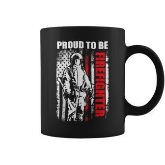 Firefighter Proud To Be Firefighter Fireman Firefighter V2 Coffee Mug - Seseable