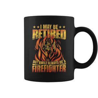 Firefighter Retired Firefighter Fire Truck Grandpa Fireman Retired Coffee Mug - Seseable