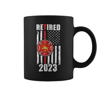 Firefighter Retired Firefighter T Shirt Fire Fighter Retirement Shirt V2 Coffee Mug - Seseable