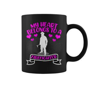 Firefighter Special Present For Firemen Firefighters Wife Girlfriend Coffee Mug - Seseable