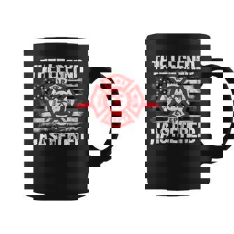 Firefighter The Legend Has Retired Firefighter Retirement Party Coffee Mug - Seseable