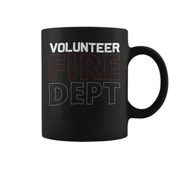 Firefighter Volunteer Firefighter Fire Rescue Department Fireman V2 Coffee Mug - Seseable
