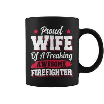 Firefighter Volunteer Fireman Firefighter Wife Coffee Mug - Seseable