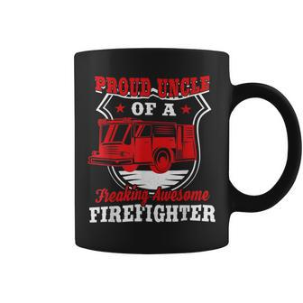 Firefighter Wildland Fireman Volunteer Firefighter Uncle Fire Truck Coffee Mug - Seseable