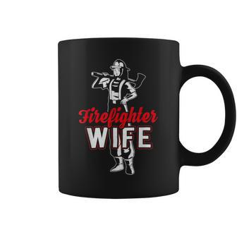 Firefighter Wildland Fireman Volunteer Firefighter Wife Fire Department_ V2 Coffee Mug - Seseable