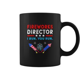 Firework Director Technician I Run You Run Coffee Mug - Monsterry