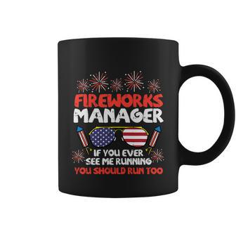 Fireworks Director Run Funny Fourth Of July 4Th Men Women Coffee Mug - Thegiftio UK