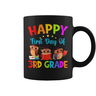 First Day Of 3Rd Grade Teacher Cute Owls Third Grade Teacher Coffee Mug - Thegiftio UK