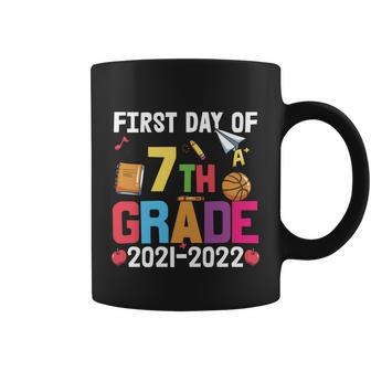 First Day Of 7Th Grade 2021_2022 Back To School Coffee Mug - Monsterry DE