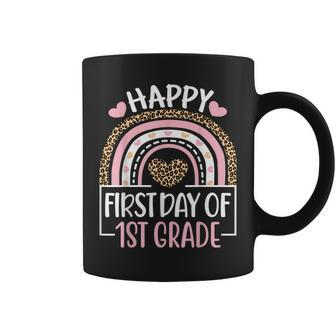 First Day Of School 1St Grade Teacher Back To School Rainbow Coffee Mug - Thegiftio UK