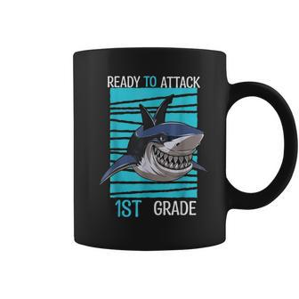 First Grade Ready To Attack 1St Grade School Day Team 1St Gr Coffee Mug - Thegiftio UK