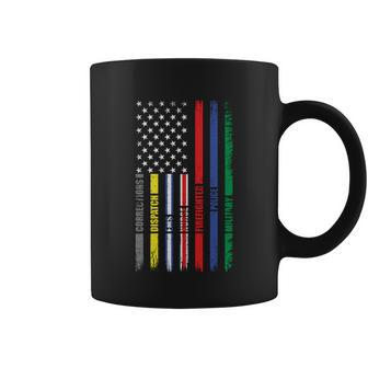 First Responder American Flag Ems Police Nurse Milatary Fire Gift Coffee Mug - Thegiftio UK