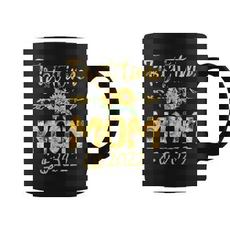 First Time Mom Est 2022 Sunflower Promoted To Mommy Coffee Mug - Thegiftio
