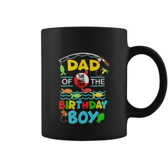 Fish Ally One Birthday Dad Of The Birthday Boy Coffee Mug - Monsterry