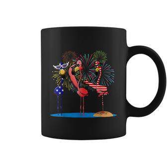 Flamingo 4Th Of July American Flag Flamingo Independence Coffee Mug - Monsterry AU