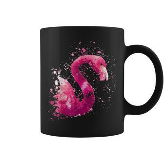 Flamingo Watercolor Art 1 Graphic Design Printed Casual Daily Basic Coffee Mug - Thegiftio UK