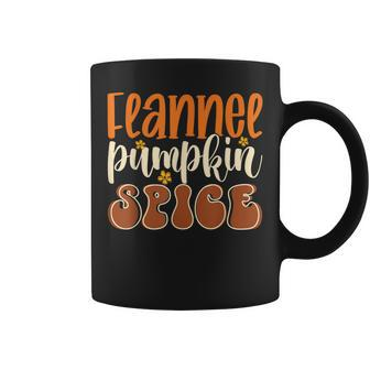 Flannel Pumpkin Spice Flower Vintage Style Fall Autumn Vibes Coffee Mug - Thegiftio UK