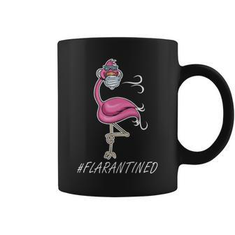 Flarantined Flamingo Wearing Face Mask Coffee Mug - Thegiftio UK