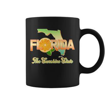 Florida The Sunshine State Orange Logo Coffee Mug - Monsterry
