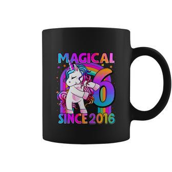Flossing 6Th Birthday Girl Unicorn Party Coffee Mug - Monsterry