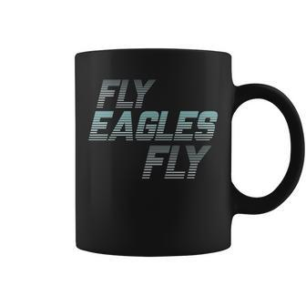 Fly Eagles Fly Fan Logo Tshirt Coffee Mug - Monsterry AU