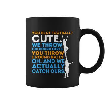 Football Cute Cute Gift Cheerleader Cheerleading Cheer Competition Great Gift Coffee Mug - Monsterry AU